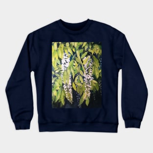 Wisteria watercolour painting Crewneck Sweatshirt